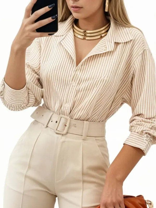 Kit 3 Camisas Femininas - tecido crepinho